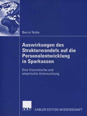 cover image of Auswirkungen des Strukturwandels auf die Personalentwicklung in Sparkassen